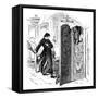 Priest Whipping a Penitent with a Birch, C1876-null-Framed Stretched Canvas