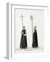 Priest with Silver Cross, Costume Design for Shakespeare's Play, Henry VIII, 19th Century-null-Framed Giclee Print