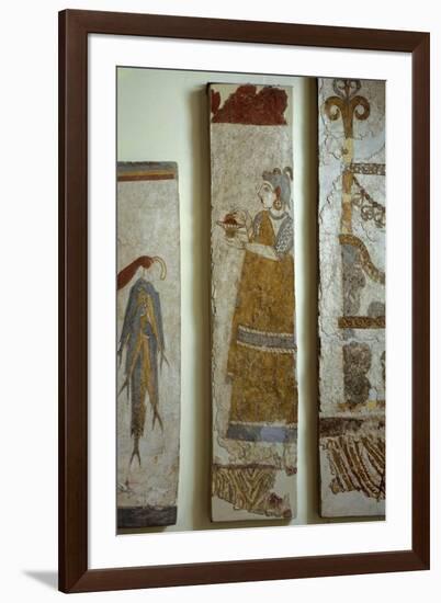 Priestess, Akrotiri Fresco, Thera-null-Framed Giclee Print
