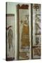 Priestess, Akrotiri Fresco, Thera-null-Stretched Canvas