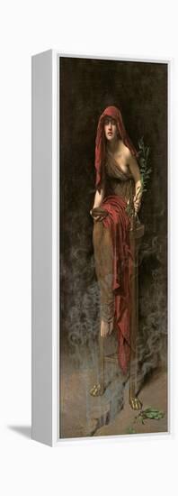 Priestess of Delphi, 1891-John Collier-Framed Stretched Canvas