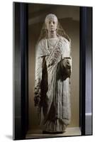 Priestess of Isis, Painted Limestone Funerary Statue, Roman Empire, 3rd Century-null-Mounted Giclee Print