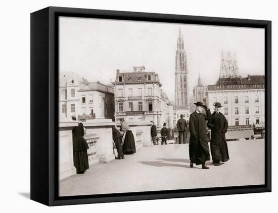 Priests, Antwerp, 1898-James Batkin-Framed Stretched Canvas