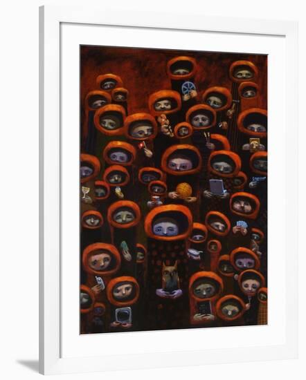 Priests of Preoccupation-Aaron Jasinski-Framed Art Print