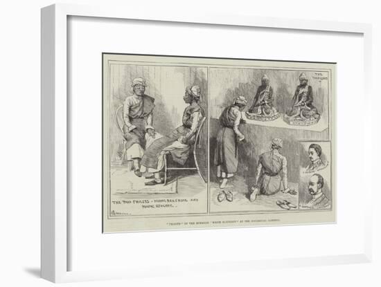 Priests of the Burmese White Elephant at the Zoological Gardens-Alfred Courbould-Framed Giclee Print