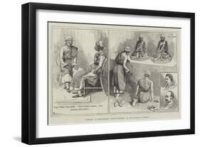 Priests of the Burmese White Elephant at the Zoological Gardens-Alfred Courbould-Framed Giclee Print