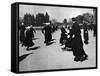 Priests Playing Football-null-Framed Stretched Canvas