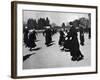 Priests Playing Football-null-Framed Photographic Print