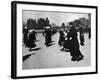 Priests Playing Football-null-Framed Photographic Print