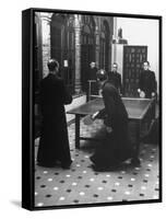 Priests Playing Ping-Pong at Social School-Dmitri Kessel-Framed Stretched Canvas