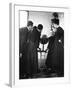 Priests Studying Globe-null-Framed Photographic Print