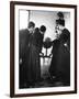 Priests Studying Globe-null-Framed Photographic Print