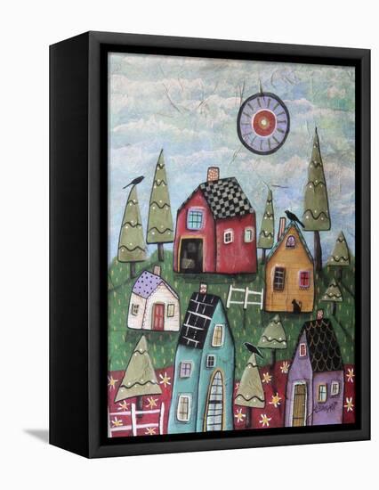 Prim Village 1-Karla Gerard-Framed Stretched Canvas