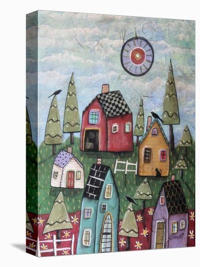 Prim Village 1-Karla Gerard-Stretched Canvas