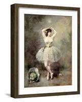 Prima Ballerina, 1884-Louis de Schryver-Framed Giclee Print