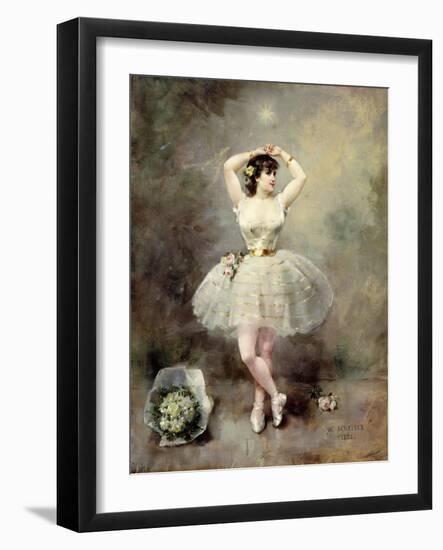 Prima Ballerina, 1884-Louis de Schryver-Framed Giclee Print