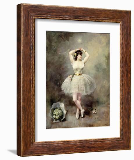 Prima Ballerina, 1884-Louis de Schryver-Framed Giclee Print