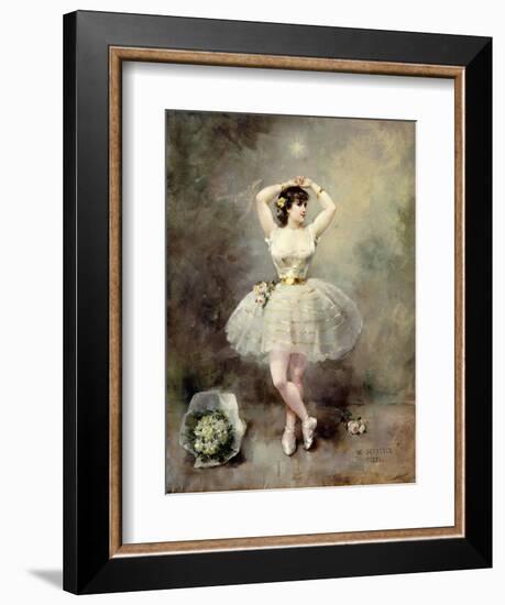 Prima Ballerina, 1884-Louis de Schryver-Framed Giclee Print