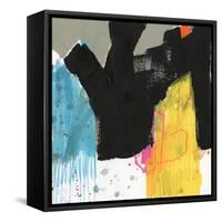 Primary Action III-Jennifer Goldberger-Framed Stretched Canvas