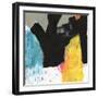 Primary Action III-Jennifer Goldberger-Framed Art Print