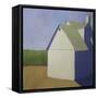 Primary Barns III-Carol Young-Framed Stretched Canvas