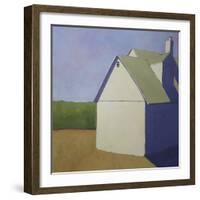 Primary Barns III-Carol Young-Framed Art Print