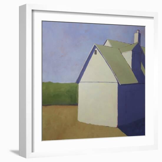 Primary Barns III-Carol Young-Framed Art Print