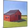 Primary Barns V-Carol Young-Mounted Art Print