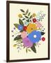 Primary Blooms II-Victoria Borges-Framed Premium Giclee Print