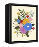 Primary Blooms II-Victoria Borges-Framed Stretched Canvas