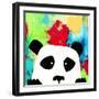 Primary Panda-Jennifer McCully-Framed Giclee Print