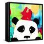 Primary Panda-Jennifer McCully-Framed Stretched Canvas
