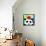 Primary Panda-Jennifer McCully-Framed Stretched Canvas displayed on a wall