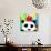 Primary Panda-Jennifer McCully-Giclee Print displayed on a wall