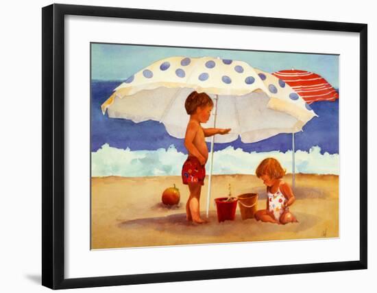 Primary Sand Talk-Carol Zink-Framed Art Print