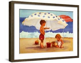 Primary Sand Talk-Carol Zink-Framed Art Print