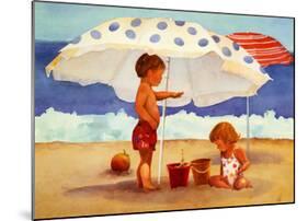 Primary Sand Talk-Carol Zink-Mounted Art Print