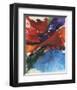 Primary Splash II-Jennifer Goldberger-Framed Art Print