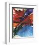 Primary Splash II-Jennifer Goldberger-Framed Art Print