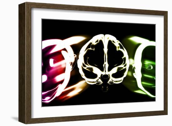 Primate Brain Evolution-Christian Darkin-Framed Photographic Print