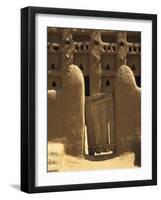 Primative Wooden Gate, Mali, West Africa-Ellen Clark-Framed Photographic Print