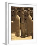 Primative Wooden Gate, Mali, West Africa-Ellen Clark-Framed Photographic Print