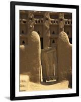 Primative Wooden Gate, Mali, West Africa-Ellen Clark-Framed Photographic Print