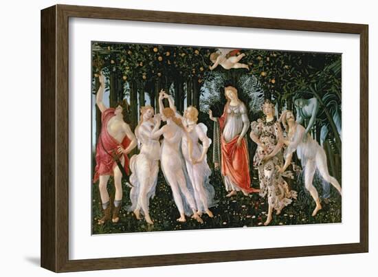 Primavera, circa 1478-Sandro Botticelli-Framed Giclee Print