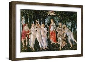 Primavera, circa 1478-Sandro Botticelli-Framed Giclee Print