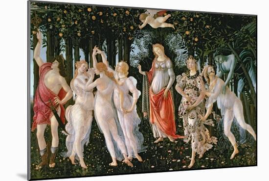 Primavera, circa 1478-Sandro Botticelli-Mounted Giclee Print