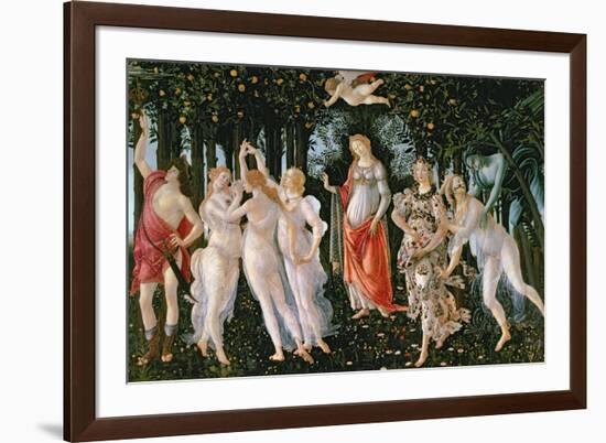 Primavera, circa 1478-Sandro Botticelli-Framed Giclee Print