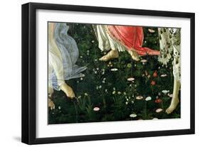 Primavera: Detail of Flowers-Sandro Botticelli-Framed Giclee Print