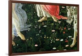 Primavera: Detail of Flowers-Sandro Botticelli-Framed Giclee Print