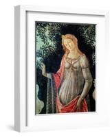 Primavera, Detail of Venus, circa 1478-Sandro Botticelli-Framed Giclee Print